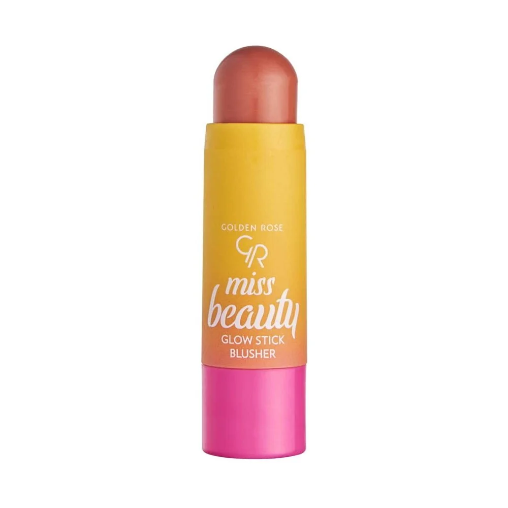 Golden Rose Miss Beauty Glow Stick Blusher No:01 Peach Flash