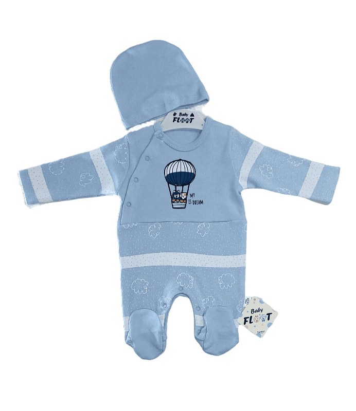 Baby Floot BF0422 Benim Hayalim Bebek Tulumu - Mavi