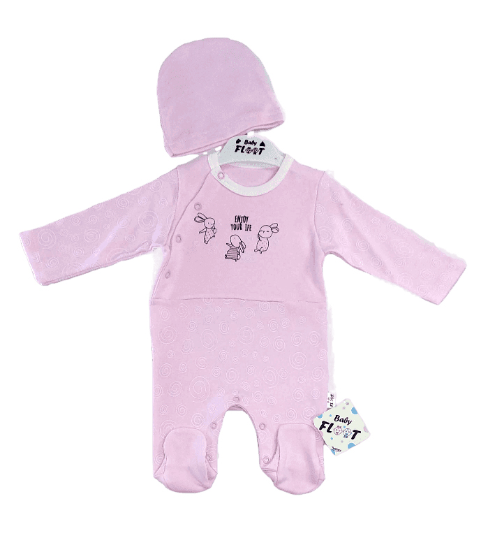 Baby Floot BF0416 Enjoy Bebek Tulumu - Pembe