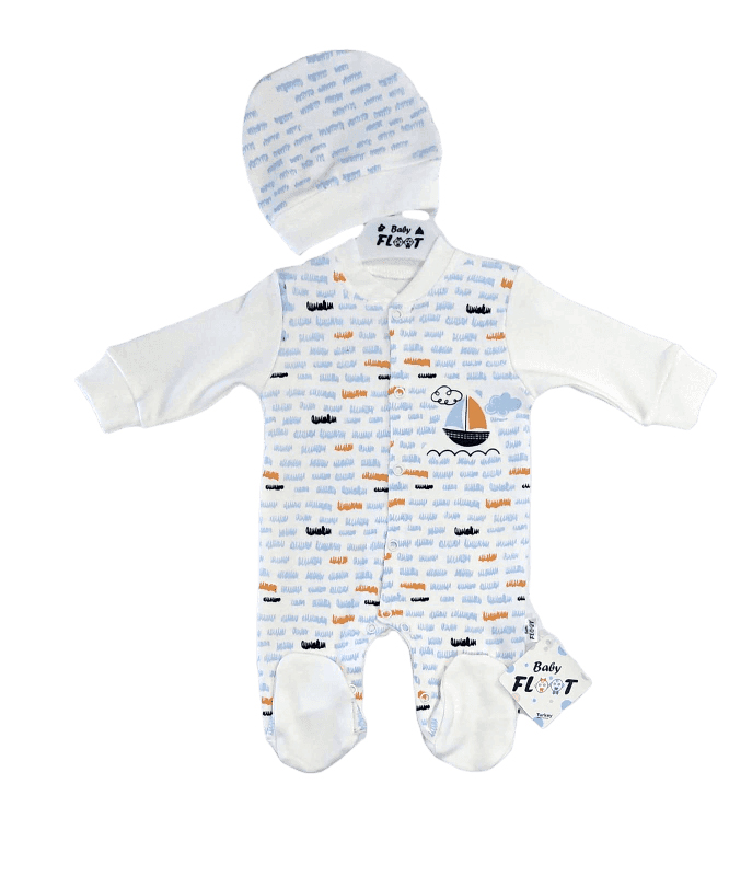 Baby Floot BF0414 Gemicik Bebek Tulumu - Beyaz